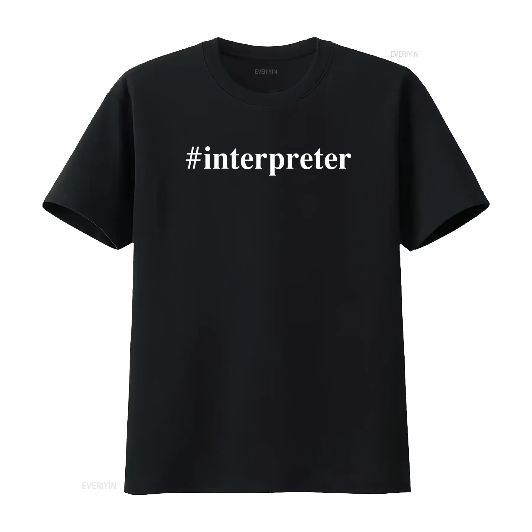Vintage Fashion Hashtags - Футболка для переводчиков с дизайном в