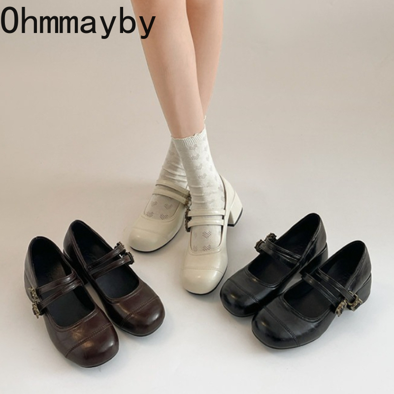 Vintage Fashion Women Dresses - Винтажные женские туфли Мэри Джейн на