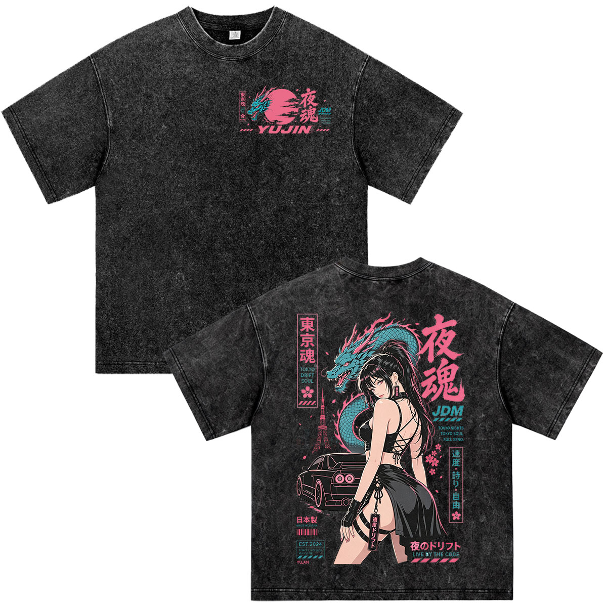 Vintage Fashion Tokyo - Аниме Initial D Drift Tokyo Dragon