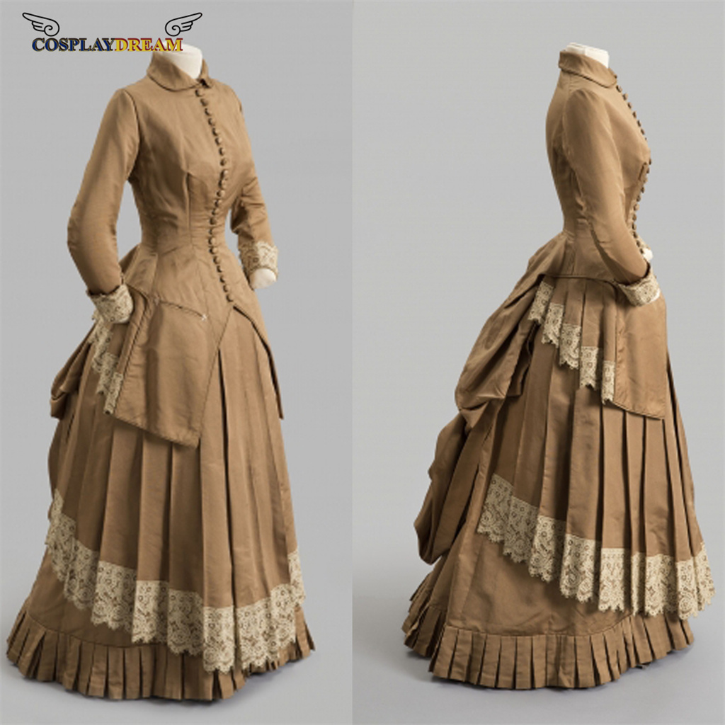 Vintage Fashion Women Dresses - Модное платье 19 века, викторианское бальное