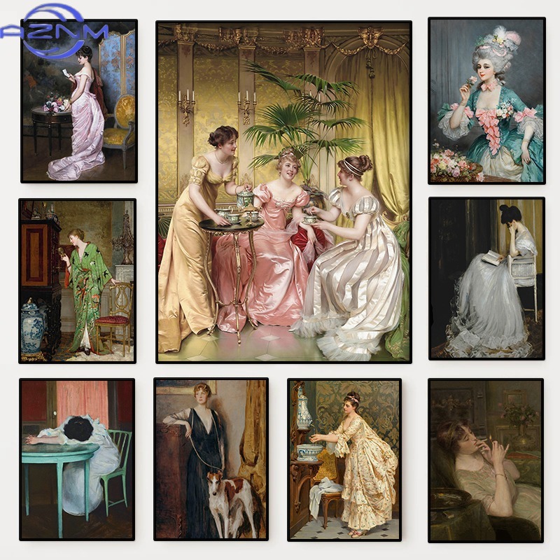 Постер с портретом женщины эпо – обзор и цена Vintage Fashion Art