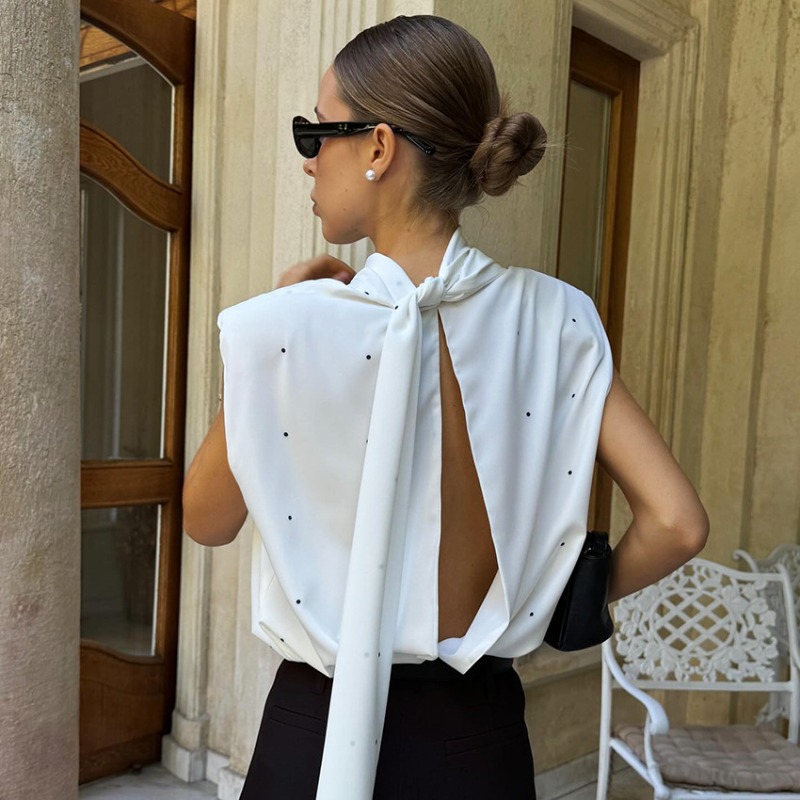 Женский топ в горошек с высоко – обзор и цена Vintage Fashion Vogue