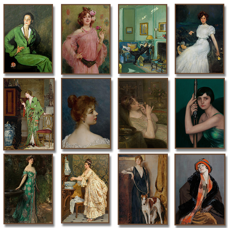 Постер с портретом женщины эпо – обзор и цена Vintage Fashion Art