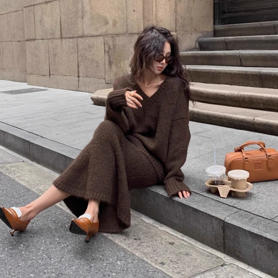 Винтажный вязаный комплект из  – обзор и цена V Vintage Fashion