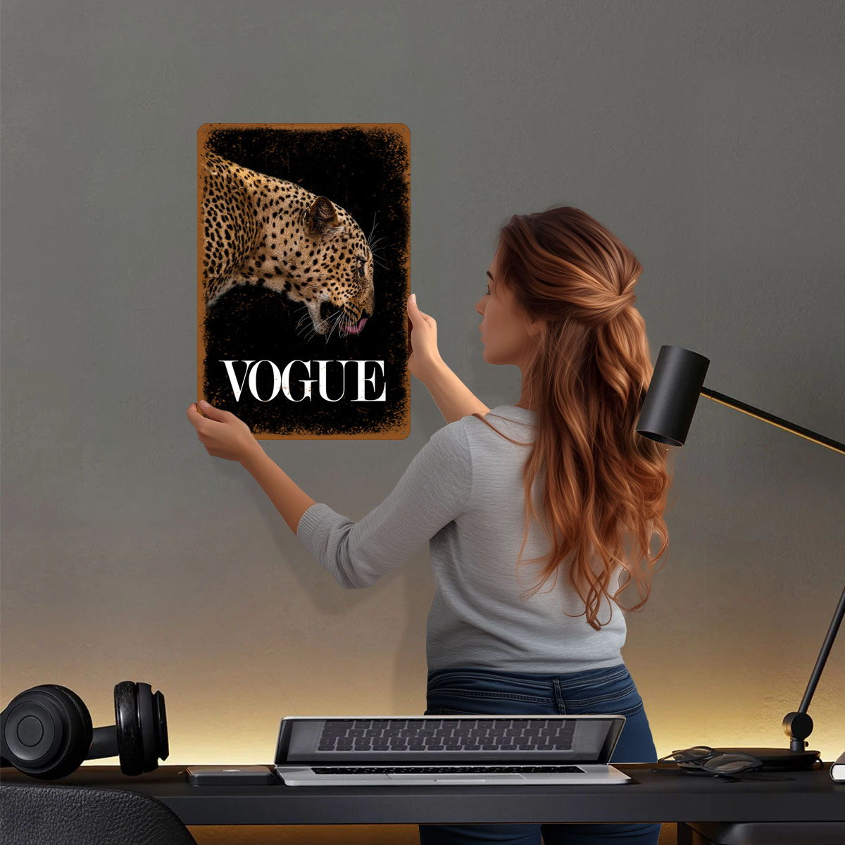 Модный постер Vogue, металличе – обзор и цена Vintage Fashion Vogue